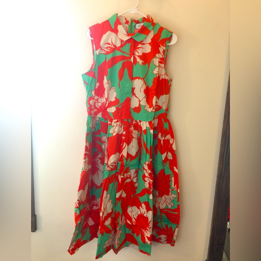 Brightly Colored Shirtdress